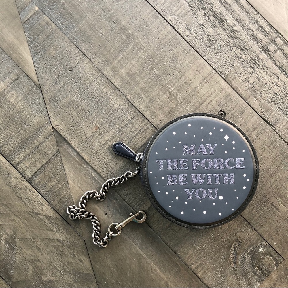 🚫SOLD — COACH x Star Wars round coin case
